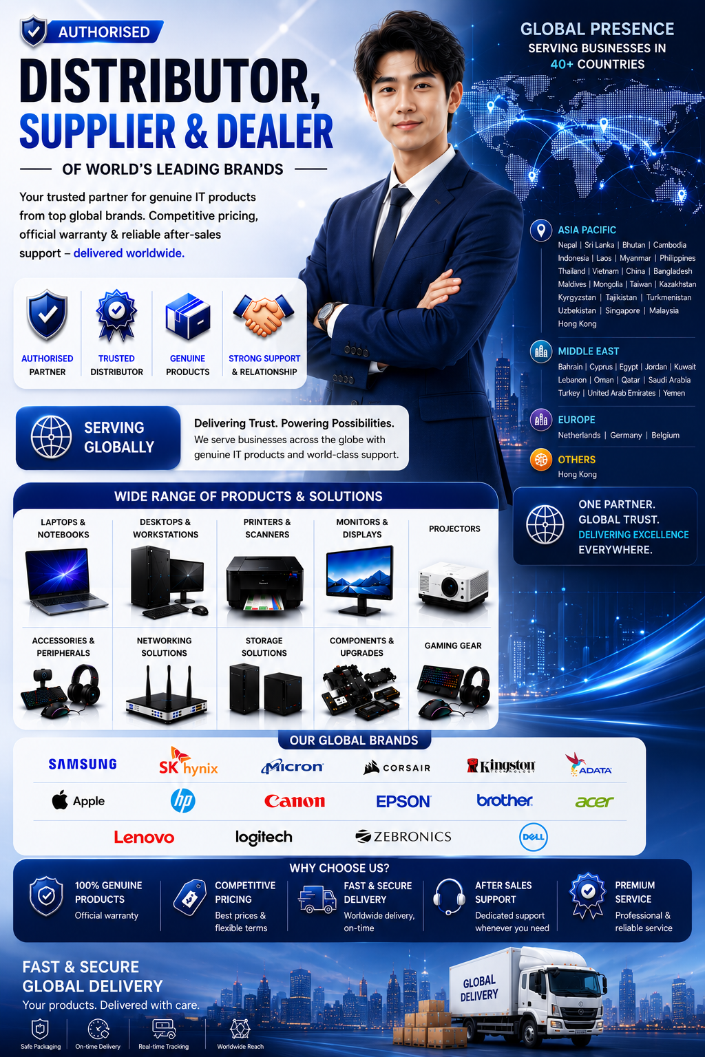 Authorized Apple HP Dell Lenovo Samsung Distributor in Jordan