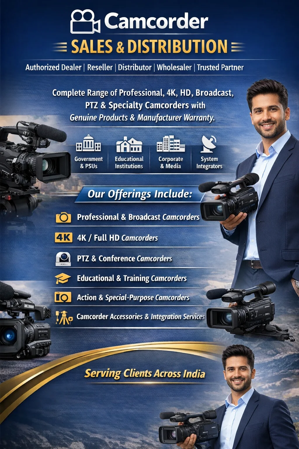 Professional Panasonic 4K Camcorder