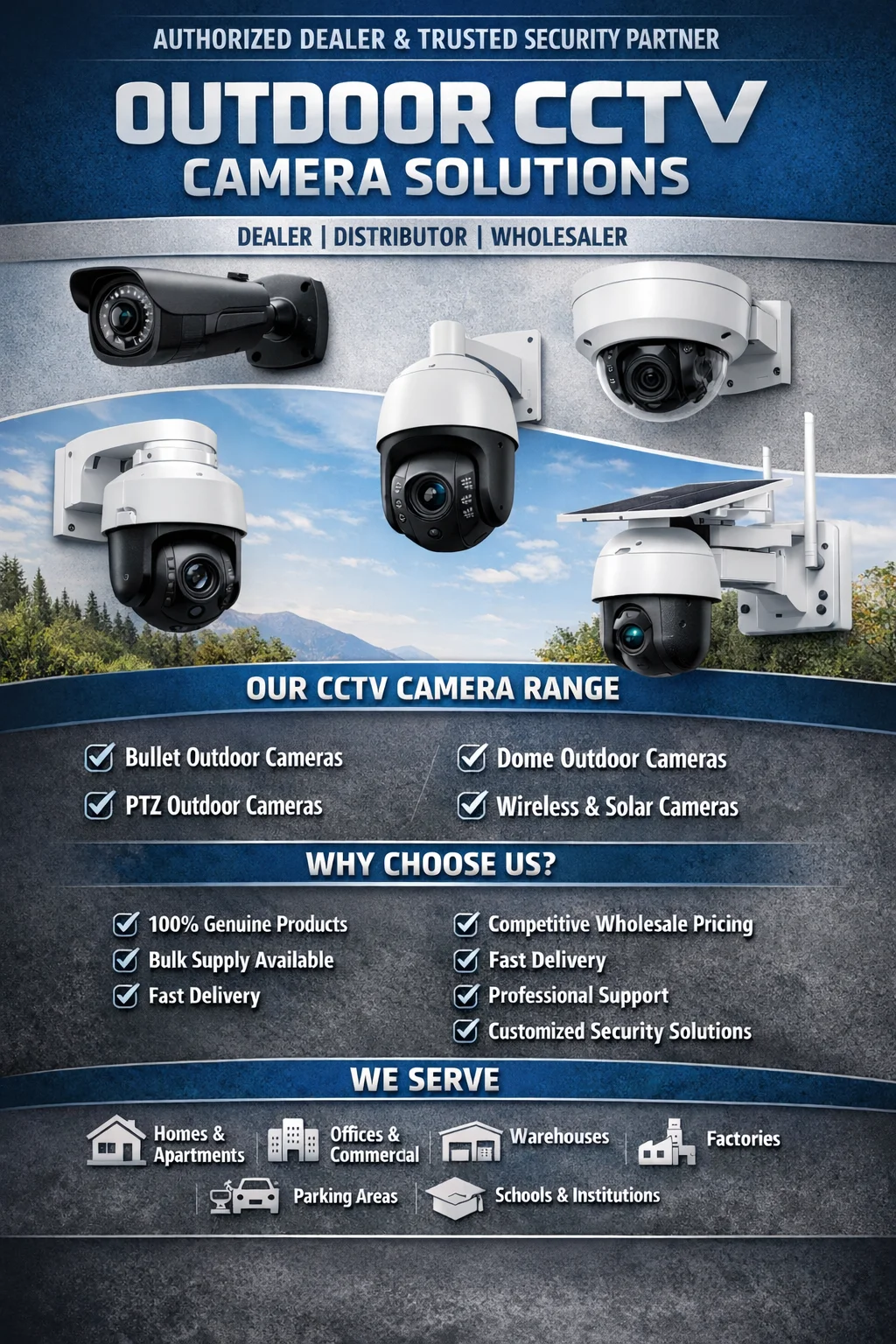 Professional panasonic Outdoor Cctv Camera Solutions
