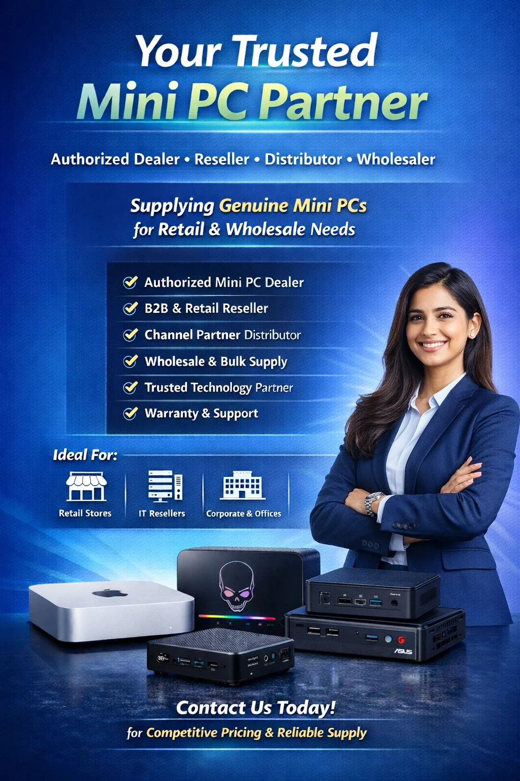 Best Mini PC Supplier in India | Authorized Mini PC Dealer Delhi NCR - Sunlite Systems