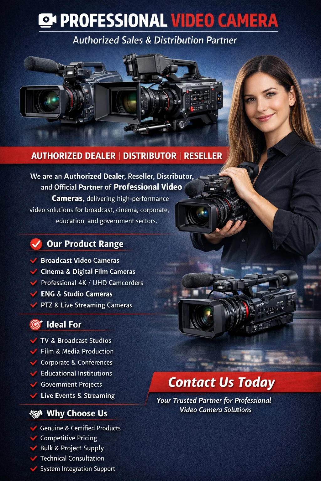Professional Video Camera Portfolio
