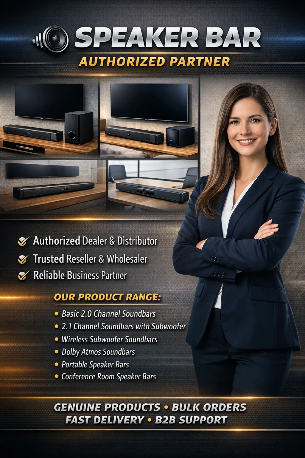 Best Panasonic Speaker Bar Supplier in India - Sunlite Systems